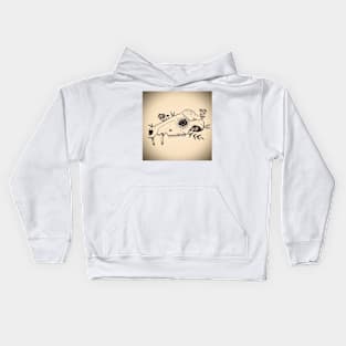 Opossum Skull Design Kids Hoodie